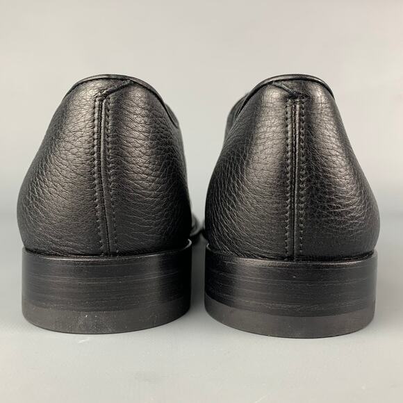 PAUL ANDREW Size 10.5 Black Leather Lace Up Shoes